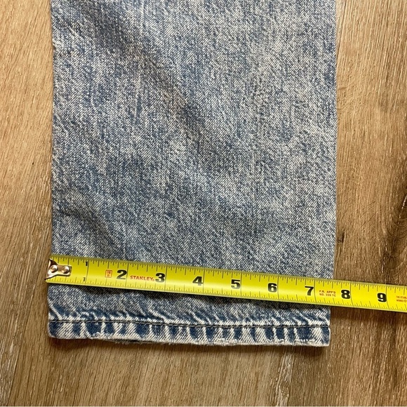 Almost Famous Womens Jeans Size 13 Straight Distressed Acid Wash Juniors Blue - Picture 15 of 16